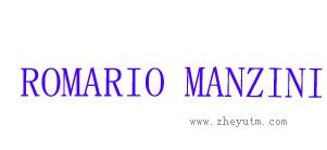 ROMARIO MANZINI
