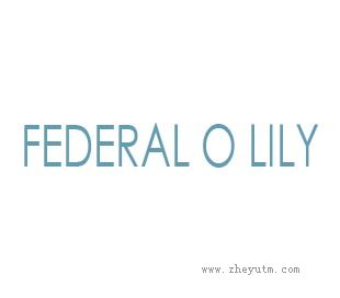 FEDERAL O LILY